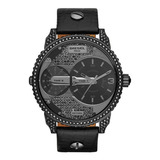 Diesel Para Mujeres 46mm Mini Daddy Quartz Acero Inoxidable Color De La Correa Negro. Color Del Bisel Diesel Watches Color Del Fondo Diesel Watches