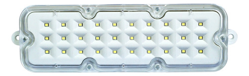 Luminária Led Centralizada 12v P/ Emergência Kit Com 30