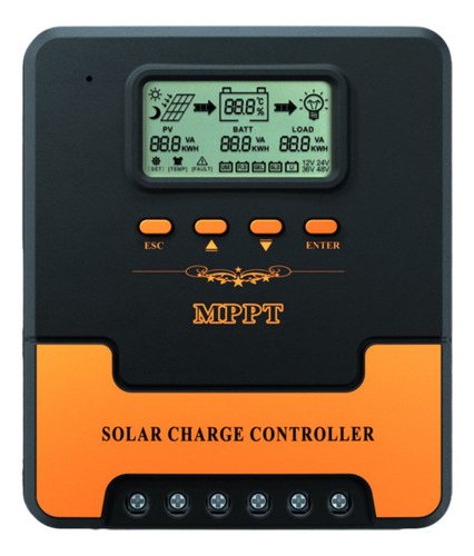 Controlador De Carga Painel Solar 100% Mppt 40a 12 / 24v