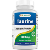 Taurina Amino Acido Antioxidante 1000mg 250 Capsulas Eg T36 Sabor Nd