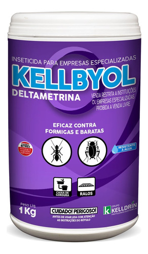 Kellbyol Inseticida Pó 1000gr - Kelldrin