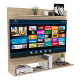 Panel Rack Tv55 Beijing Rovere/blanco Color Rovere Tu Home