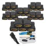 Kit 30x Extensor Emenda Hdmi Femea X Femea Com Nota Fiscal