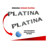 Emblema Letras Compatible Con Nissan Platina 2002-2010