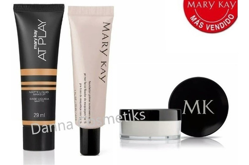 Maquillaje Matte+ Primer P/maquillaje+ Polvo Traslucido Fino