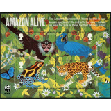 2011 Wwf Fauna- Amazonas Vivo- Gran Bretaña (bloque) Mint