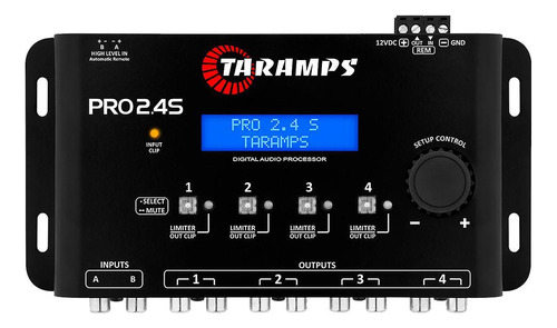 Processador Equalizador Taramps Pro 2.4s Digital Crossover