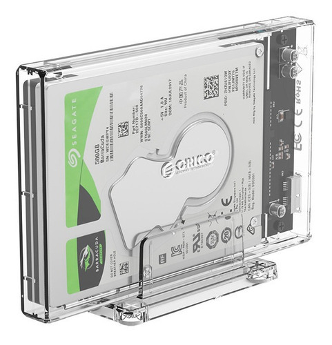 Cofre Vertical Disco Duro 2.5 3.0 / Ssd / Hdd / Led + Cable