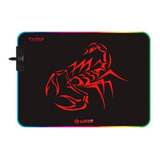 Mouse Pad Gamer Marvo Mg08 De Tela Scorpion 250mm X 350mm X 3mm Negro/rojo