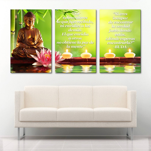 Cuadros Para Sala Y Recamara Modernos Buda Zen Spa Frases