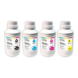 Set Tintas 500ml. Dye Recarga 4 Colores Para Brothe