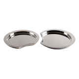 Kit 2 Centro De Mesa Em Inox Moderno Decorativo Luxo Maggpie