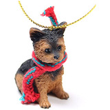 Yorkshire Terrier Tiny Miniature One Christmas Ornament...