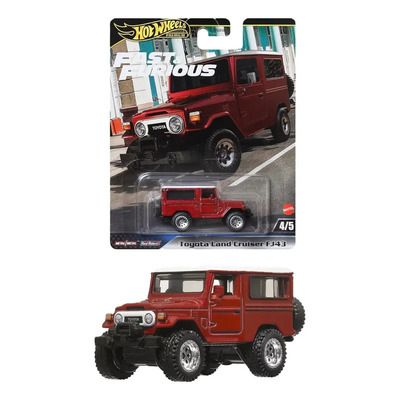 Hot Wheels Fast & Furious Toyota Land Cruiser Fj43 Color Rojo | Envío gratis