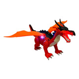 Dragón Dinosaurio Lanzador De Vapor Luces Sonido Movimiento Personaje Dragón Lanza Vapor Camina
