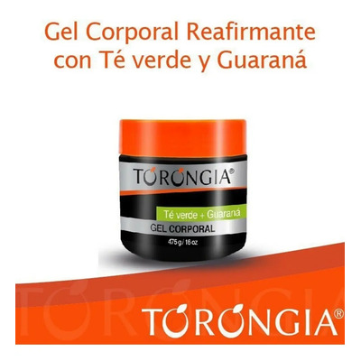 Torongia Gel Corporal Reafirmante con Té Verde y Guaraná, Fragancia Toronja, 475 g | Meses sin interés
