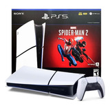 Sony Playstation 5 Slim 1tb Spiderman 2 Color Blanco Digital