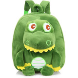 Mochila Para Ninos - Dinosaurio Verde