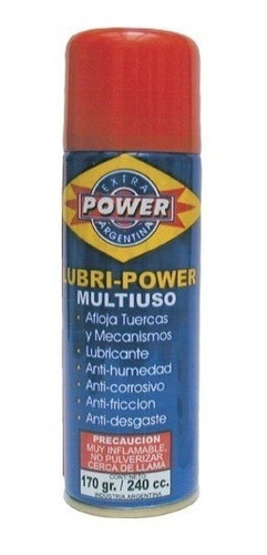 Lubricante Aerosol Multiuso Lubripower Con Pico Prolongador