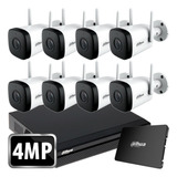 Kit Ip Inalambrico Wifi Dahua Nvr 8 Ch + 8 Camaras 3mp + 1tb