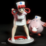 Archivo Stl Impresión 3d - Pokemon - Nurse Joy + Nsfw - Torr