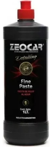 Zeocar Pasta De Pulir Paso 1 Detailing X 1l Frias