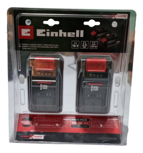 Baterías Power X-change 18v 2.5ah 720w Einhell Twin Pack