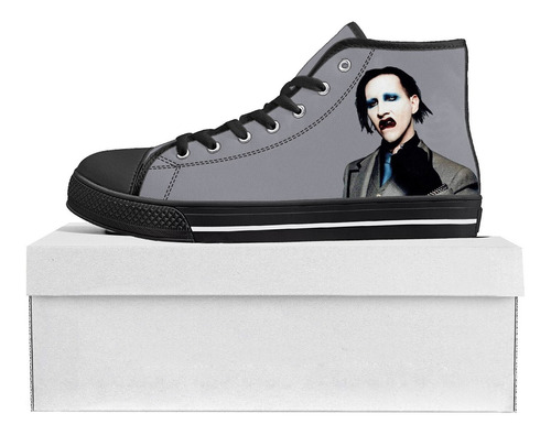 La Cantante De Música Rock Marilyn Manson High Top High Qual