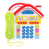 Brinquedo Telefone Matemática Infantil Educativo Luz E Som