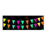 Dada® Guirnalda Banderin Triangulo 10pcs/ 3m Neon 1un Color 