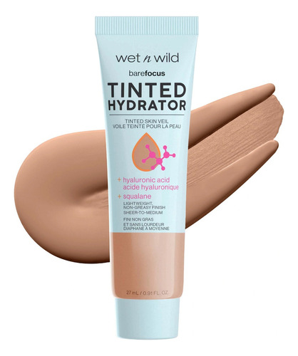 Maquillaje Tinted Hidratante Y Acido Hialuronico Wet N Wild