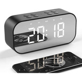 Bocina Bluetooth Bocina Portatil Reloj Despertador Digital