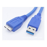 Cable Usb 3.0 Para Disco Duro Externo 1 Metro Laptop Pc