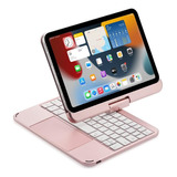 Funda Con Teclado Souyoyihi Para iPad Mini 6 Rose