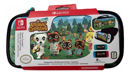 Estuche Original Nintendo Switch Welcome Animal Crossing Usa