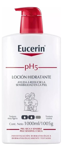 Eucerin Ph5 Crema Corporal Intensiva Loción Botella 1 Lt Msi