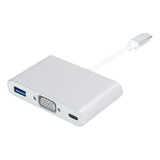 Adaptador Multipuerto Usb 3.1 Tipo C A Vga, Convertidor De A