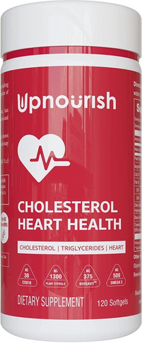 Upnourish | Cholesterol - Heart Health | 120 Softgels