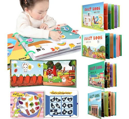 Juguete Educativo Quiet Child Busy Montessori Book Baby [u]