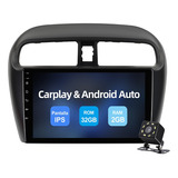 Estéreo 2g Carplay Para Mitsubishi Mirage Attitude 2015-2020