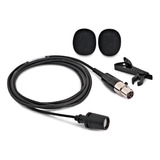 Microfone Shure Lapela Cvl B/c Tqg Com Conector Mini Xlr