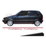 Calco Turbo Ie De Fiat Uno Turbo Kit Completo Vinilo Común