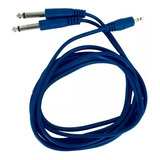 Cable Miniplug 3.5 St A 2 Plug 6.5 0,9 Mts Artekit