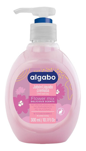 Jabón Líquido Flower Mix 300ml Algabo