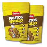 Golosinas Perros Golocan Palito Sabor Pollo 450g 2 Bolsas