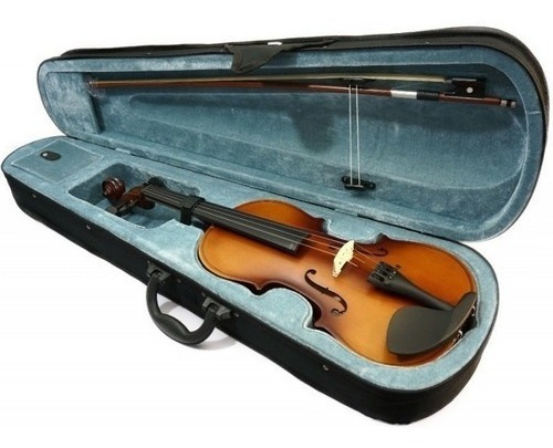 Violín 4/4 3/4 Microafinacion Arco Pes Estuche Madera Nuevos