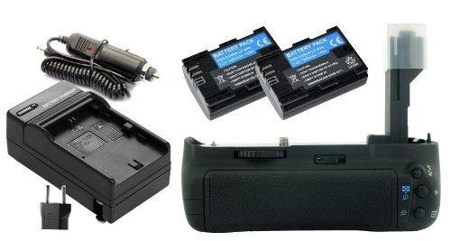 Battery Grip De Bateria P/ Canon 7d 2 Baterias + Carregador