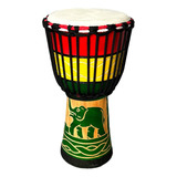 Boriyam - Tambor Djembe Profesionalmente Tallado A Mano, Cab