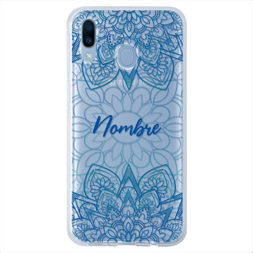 Funda Galaxy Antigolpes Mandalas Personalizada Con Tu Nombre