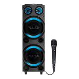 Alto-falante Amplificado Pulse Double Sp507 C/ 01 Microfone